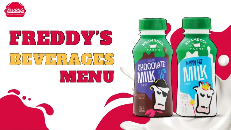 Freddy’s Drinks Menu