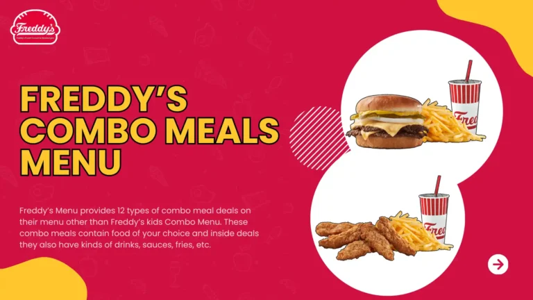 Freddy’s Combo Meal Menu and Prices