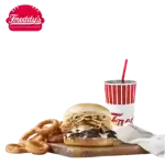 french onion steak burger combo